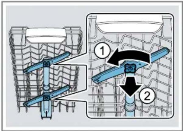BOSCH SPV4EMX61E - Czyszczenie ramion spry- skujących - 1