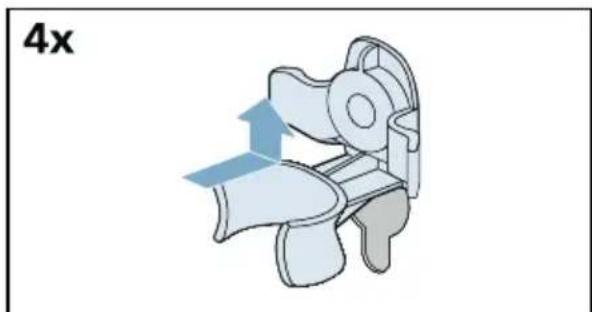 BOSCH WNA13401PL - Zamontowanie blokad transportowych: - 3