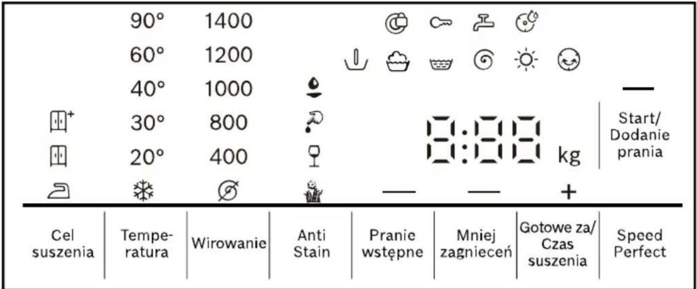 BOSCH WNA254REPL - Wyświetlacz - 1