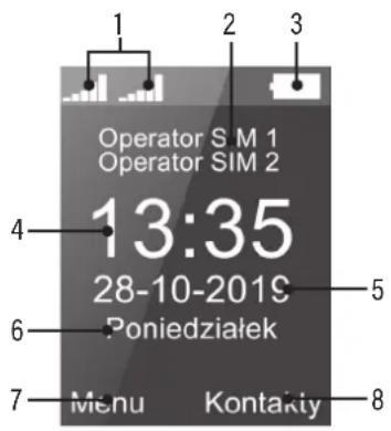 Götze & Jensen GFE302 - OPIS WYŚWIETLACZA - 1
