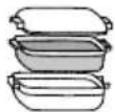 WHIRLPOOL MCP 346 - W celu gotowania warzyw lub ryb (P3-P8): - 1