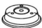 WHIRLPOOL MCP 346 - POKRYWKA TALERZA (sprzedawana oddzielnie) - 1