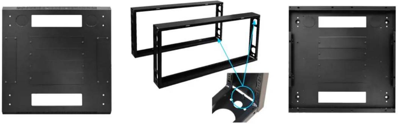PULSAR RS4266P - Instrukcja złożenia szafy RACK: - 1