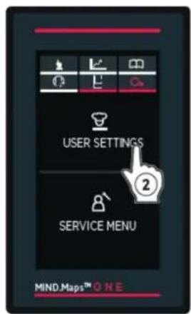 Unox CHEFTOP MIND.Maps ONE XEVC-0311-E1LM - Ustawienie menu - 3