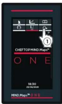 Unox CHEFTOP MIND.Maps ONE XEVC-0311-E1LM - Ustawienie menu - 2