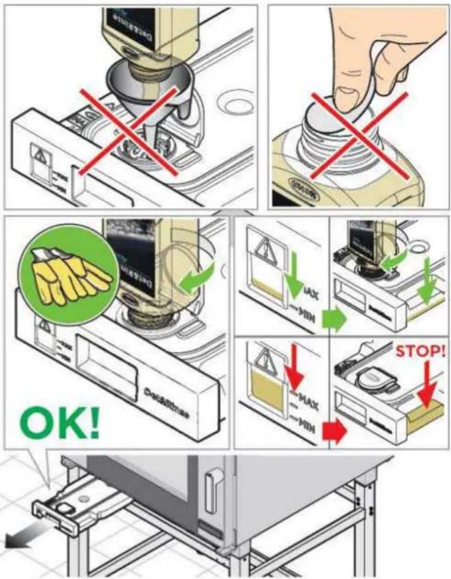 Unox CHEFTOP MIND.Maps ONE XEVC-0311-E1LM - Pod żadnym pozorem nie dotykać detergentu gołymi rękami. - 1