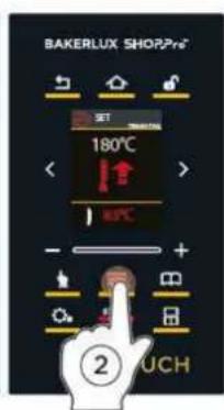 Unox BAKERLUX SHOP.Pro TOUCH XEFR-04EU-ETRV - Zapisywanie pieczenia i następnie jego włączanie - 11