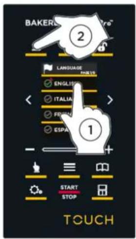 Unox BAKERLUX SHOP.Pro TOUCH XEFR-04EU-ETRV - JEZYK (LANGUAGE) - 2