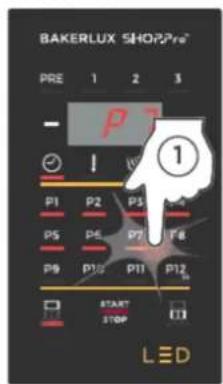Unox BAKERLUX SHOP.Pro LED XEFR-04EU-ELDV - WYWOŁYWANIE PRZEPISU Z PAMIĘCI - 1
