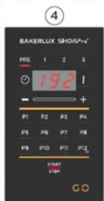 Unox BAKERLUX SHOP.Pro LED XEFR-04EU-ELDV - Zapisanie pieczenia i włączenie go - 8