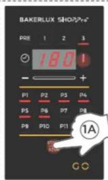 Unox BAKERLUX SHOP.Pro LED XEFR-04EU-ELDV - Zapisanie pieczenia i włączenie go - 2