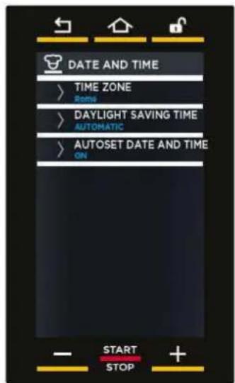 Unox BAKERLUX SHOP.Pro MASTER XEFR-10EU-EMLV - DATA I GODZINA (DATE AND TIME) - 1