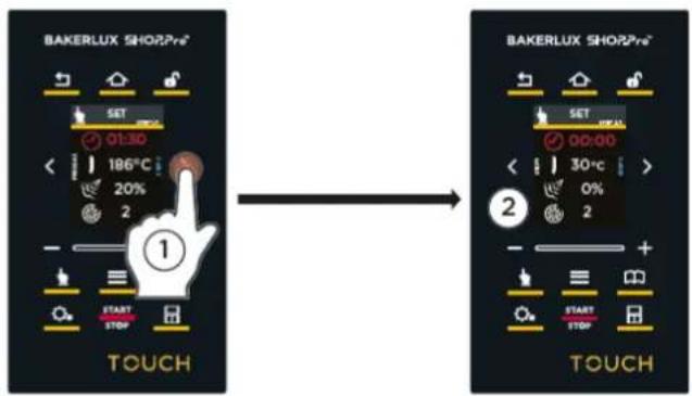 Unox BAKERLUX SHOP.Pro TOUCH XEFR-04EU-ETLV-MT - USTAWIANIE NASTĘPNYCH ETAPÓW, (JEŚLI KONIECZNE) - 1