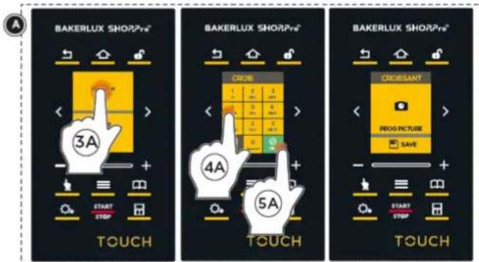 Unox BAKERLUX SHOP.Pro TOUCH XEFR-04EU-ETLV-MT - Zapisywanie wyrastania i następnie jego włączenie - 5