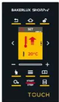 Unox BAKERLUX SHOP.Pro TOUCH XEFR-03EU-ETRV-MT - USTAWIANIE PARAMETRÓW WYRASTANIA - 7