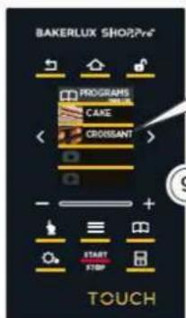 Unox BAKERLUX SHOP.Pro TOUCH XEFR-03EU-ETRV-MT - Zapisywanie pieczenia i następnie jego włączanie - 15