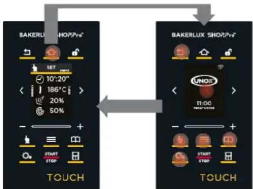 Unox BAKERLUX SHOP.Pro TOUCH XEFR-04EU-ETRV-MT - WYŚWIETLANIE ODLICZANIA WSTECZ - 1