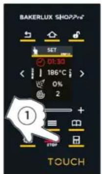 Unox BAKERLUX SHOP.Pro TOUCH XEFR-04EU-ETRV-MT - Bezpośrednio włączyć pieczenie - 1