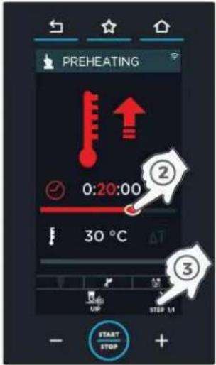 Unox CHEFTOP MIND.Maps PLUS XEVC-0711-EPRM-MS - Włączanie nagrzewania wstępnego SMART.Preheating (zalecany tryb) - 2