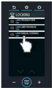 Unox CHEFTOP MIND.Maps PLUS XEVC-0711-EPRM-MS - Timeout blokady ekranu - 3