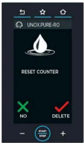 Unox CHEFTOP MIND.Maps PLUS XEVC-0711-EPRM-MS - ④ Resetowanie licznika - 4