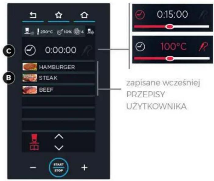 Unox CHEFTOP MIND.Maps PLUS XEVC-1021-GPLM - C Ręczne ustawianie timera lub temperatury sondy rdzeniowej - 1
