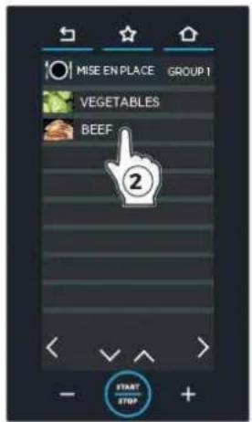 Unox CHEFTOP MIND.Maps PLUS XEVC-0621-GPRM - ▶ Aby ustawić funkcję: - 2
