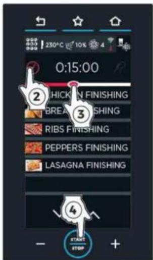 Unox CHEFTOP MIND.Maps PLUS XEVC-0621-GPRM - Ustawianie timerów - 3