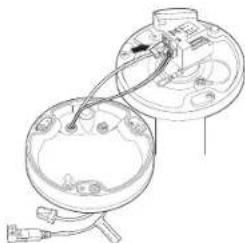 Hanwha Vision TNO-L4030T - Podłączyć wodoodporny kabel zasilający i kabel LAN - 3