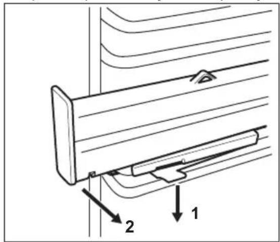 ELECTROLUX EKI54553OX - Zdejmowanie prowadnic teleskopowych - 1