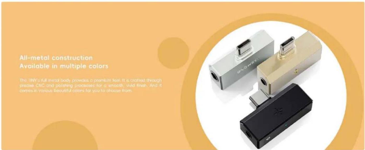 FiiO Tiny B - Kluczowe cechy - 2