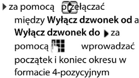 GIGASET Comfort C550HX - Sterowanie czasowe zewnętrznymi połączeniami - 3