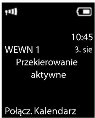 GIGASET Comfort C550HX - Wyświetlanie komunikatów o statusie na ekranie czuwania - 2