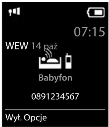 GIGASET Comfort C550HX - Aktywacja i ustawienie niani elektronicznej - 1