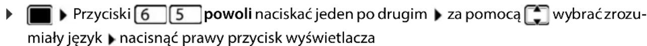 GIGASET Comfort C550HX - Zmiana języka - 2