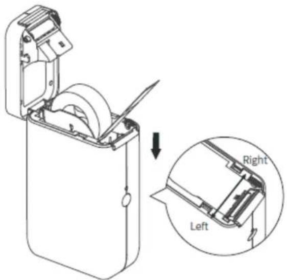 NIIMBOT D101 - Instalacja materiałów eksploatacyjnych - 1
