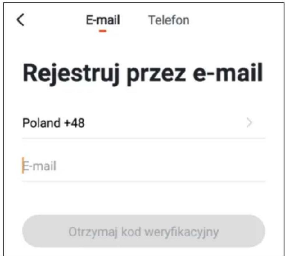 E-mail Telefon Rejestruj przez e-mail Poland +48 > E-mail Otrzymaj kod weryfikacyjny