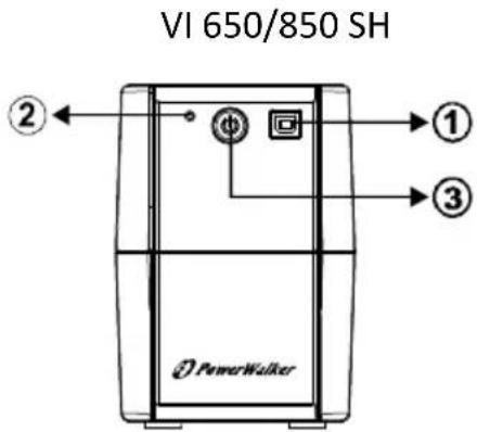 VI 650/850 SH ②←→① ③→→③ PowerWalker