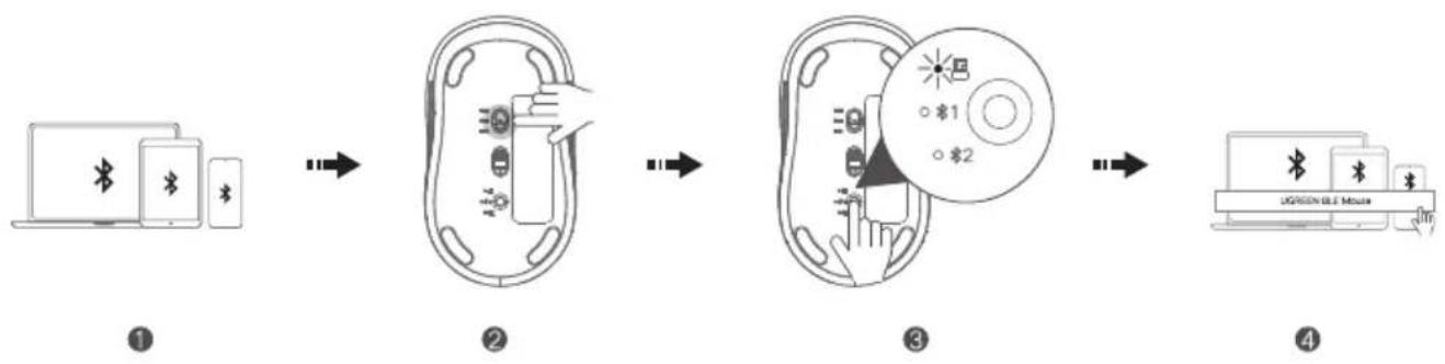 Ugreen M556 - Połączenie Bluetooth - 1