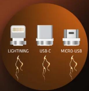 LIGHTNING USB-C MICRO-USB