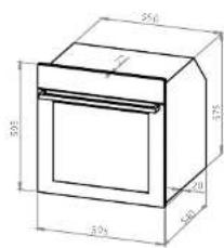 Solgaz SP-67P - Przygotowanie mebli do wbudowania piekarnika - 5