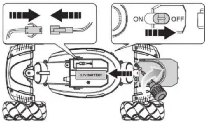 ON OFF 3.7V BATTERY