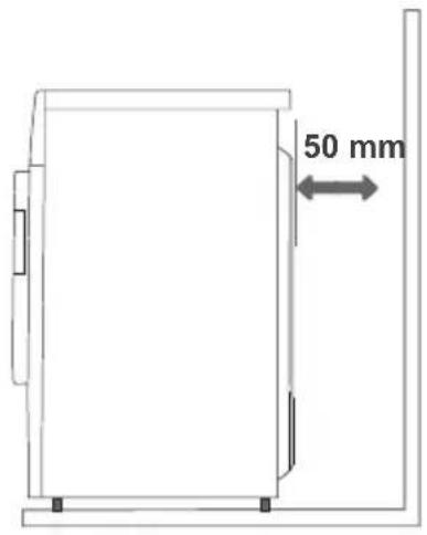 GORENJE D2HNE7D - WYMAGANA PRZESTRZEŃ MONTAŻOWA - 2