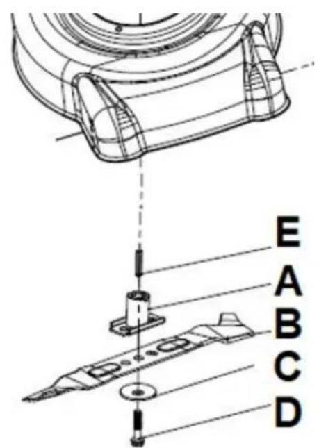 E A B C D