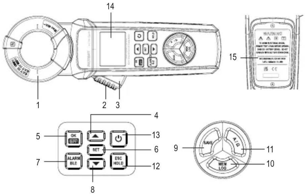 VOLTCRAFT VC781 - Miernik szczękowy - 1