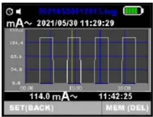 VOLTCRAFT VC781 - Przeglądanie dzienników - 1