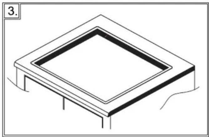 XBERG BRGS405SS - Schemat Instalacji Metalowej Kuchenki Do Zabudowy - 3