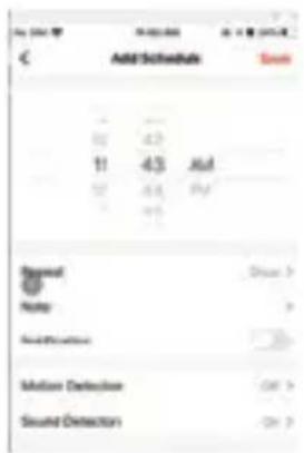 Add Software Add 11 43 Aud 12 44 PV 13 45 Signed Copy Authentication Motion Detection Sound Detection
