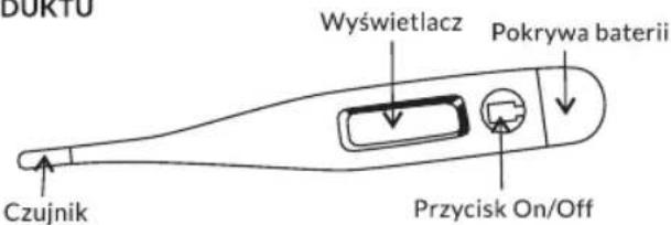 DURTU Wyświetlacz Pokrywa baterii Czujnik Przycisk On/Off