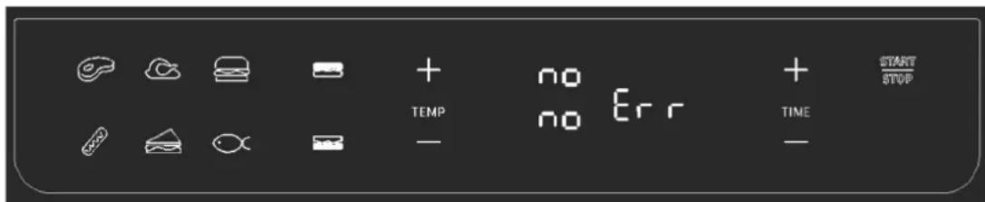 START STOP no Err + TEMP no Err TIME -